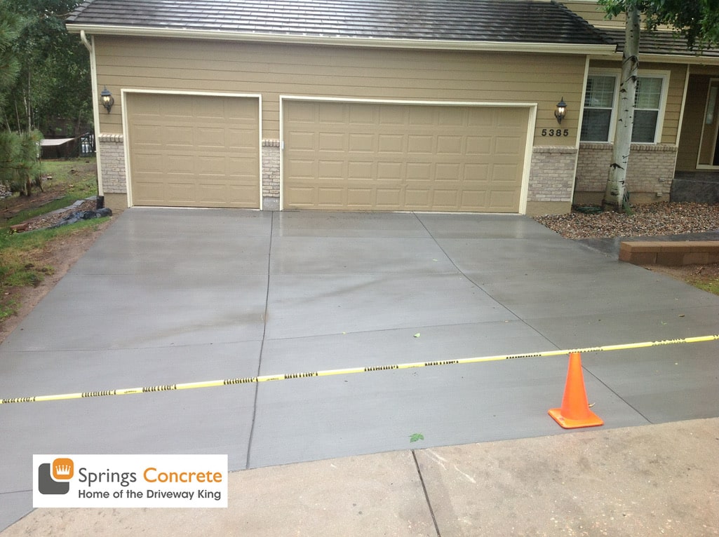 Concrete Driveway in Colorado Springs