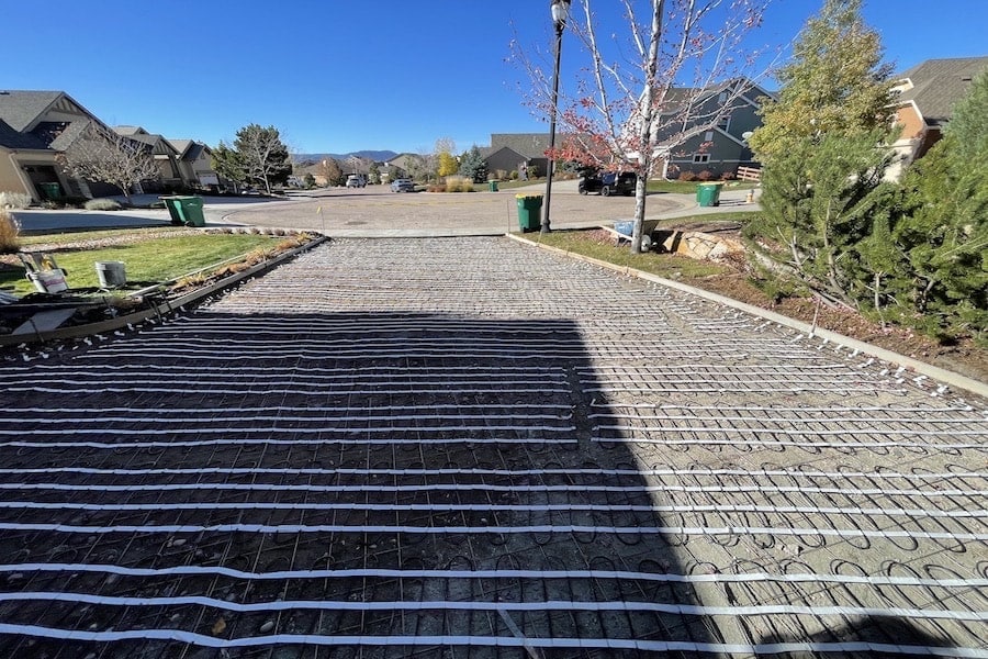 Heated Concrete Driveway in Colorado Springs